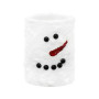 Candle, Battery Snowman Votive 