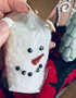 Candle, Battery Snowman Votive 