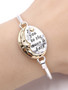 Bracelet, Moon I Love You To The Moon & Back Two Tone