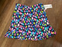 LuLu B Skort, LARGE LEFT Pleated Hem Black Drink Wine Glasses 2 Lrg Zip Pickets Coolant Fabric LuLu B 