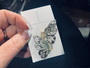 Earrings, Butterfly Wings Stud Black