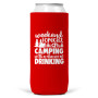 Can Koozie, Slim Can Weekend Forcast With A Chance of Drinking Red