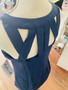 LuLu B Sleeveless Sexy Coolant Fabric SPF 50 Navy  LuLu B Sleeveless Sexy Coolant Fabric SPF 50 Navy