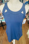 LuLu B Sleeveless Sexy Coolant Fabric SPF 50 Navy  LuLu B Sleeveless Sexy Coolant Fabric SPF 50 Navy