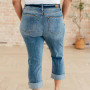  Judy Blue Jeans Capri Cuffed Skinny 