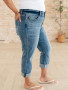  Judy Blue Jeans Capri Cuffed Skinny 