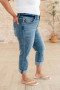  Judy Blue Jeans Capri Cuffed Skinny 