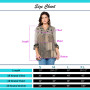 Young Threads Embroidered Gathered- Waist Blouse in Gravel 