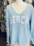 Beach Sweater Lightweight Blue