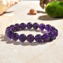 Bracelet, Amethyst Heavy Duty Stretch Cord