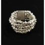 Bracelet, Pewter Multi Strand Hypoallergenic 