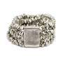 Bracelet, Pewter Multi Strand Hypoallergenic 