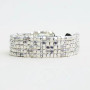 Bracelet, 5 Square Premium Alloy