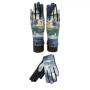 Gloves, Artsy Faux Suede Clouds Sky