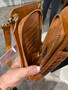 Purse, Phone Wallet Woven Brown Crossbody