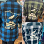Flannel, Red Wing Black Buffalo Check Plaid Flannel, Red Wing Black Buffalo Check Plaid