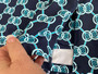 LuLu B Skort, Phone Pocket, 2 Waist Zip Pickets Side Seam Zip LuLu B Navy Circles