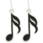 Earrings, Musical Note Epoxy