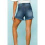 American Flag Plus Size Jean Shorts Jean Patriotic Distressed