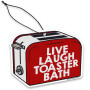 Air Freshener, Car Home Boat Live Laugh Toaster Bath Funny Air Freshener, Car Home Boat Live Laugh Toaster Bath Funny