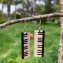 Earrings, Piano Keys USA MADE