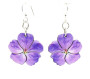Earrings, Violets USA Made Earrings, Violets USA Made