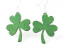 Earrings, Shamrock 4 Leaf Clover St. Patrick’s Day USA Made Earrings, Shamrock 4 Leaf Clover St. Patrick’s Day USA Made