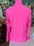 Jacket, 2 Way Zipper 2 zipper Pockets Coolant Fabric LuLu B Hot Pink