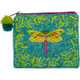 Coin Purse, Handmade Beaded Dragonfly