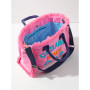 Purse, Tote Shoulder Bag Removable Strap Pink Cabana Beach Club