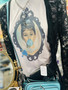 T-Shirt, Audrey Hepburn Blowing Bubblegum Crown Graphic