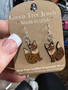 Earrings, Fox Laser Cut USA Made Earrings, Fox Laser Cut USA Made