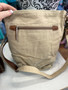 Purse, Crossbody Canvas Blue Pattern Leather