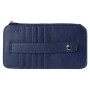 Wallet, Purse RFID Credit Card Protection Zip Coin Holder ID Navy
