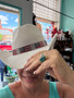 American Flag Rhinestone Band White Cowboy Hat  250th Anniversary July 4th Patriotic