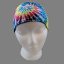 Headband Bandana Tie, Tie Dye Motorcycle Head Wrap USA Made