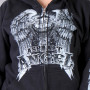 Sweatshirt, Hooded Zipper Pockets Asphalt Angel Angel Wing Motorcycle Lady Rider Sweatshirt, Hooded Zipper Pockets Asphalt Angel Angel Wing Motorcycle Lady Rider