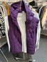 Keren Heart Vest Winter Purple Vikings Football Purple 2 Pocket