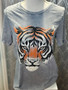T-Shirt Tiger Mineral Washed  Grey Quality 