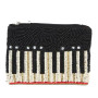 Coin Purse Beaded Piano Keys Music