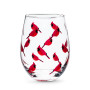 Glass Stemless Wine Beverage Cardinals  Glass Stemless Wine Beverage Cardinals