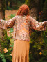 Kimono Short Art Nouveau Lady Celestial  Kimono Short Art Nouveau Lady Celestial