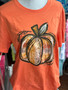 T-Shirt Pumpkin Tye Dye Multi Color Range Thanksgiving Halloween 