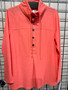 LuLu B Tunic Top 5 Button Tie Neck 