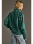 Sweatshirt By Panache 1/4 Zip Kangaroo Pocket Winter Green Sweatshirt By Panache 1/4 Zip Kangaroo Pocket Winter Green