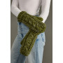 Mittens Cable Knit Fleece Lined by Panache