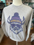 Sweatshirt Vikings Minnesota NFL Bearded Viking Glasses Sweatshirt Vikings Minnesota NFL Bearded Viking Glasses