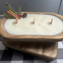 Candle Soy Dough Bowl Christmas Holiday Peppermint