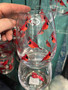 Cardinal Glass Holiday Christmas Presents Ornament 