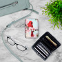 Armored Wallet RFID Credit Card Protection Cardinal Cherry Tree Blossoms